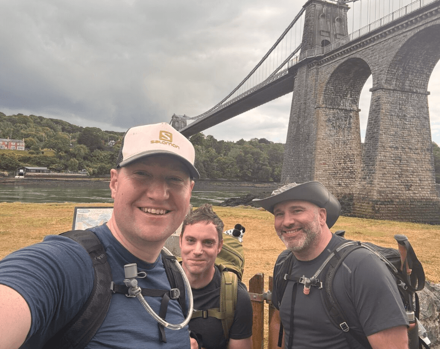 Zebra Law team on the Anglesey Coastal Path charity walk